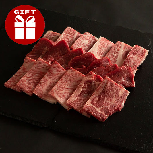 【ギフト】志方牛焼肉セット（カルビ・赤身・ロース）